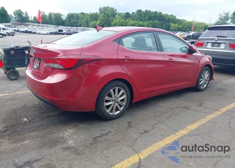 2015 Hyundai Elantra Se из США, поврежденный, VIN KMHDH4AE2FU425941